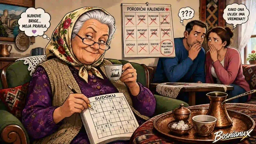 Nana glumi demenciju da se riješi porodičnih obaveza.